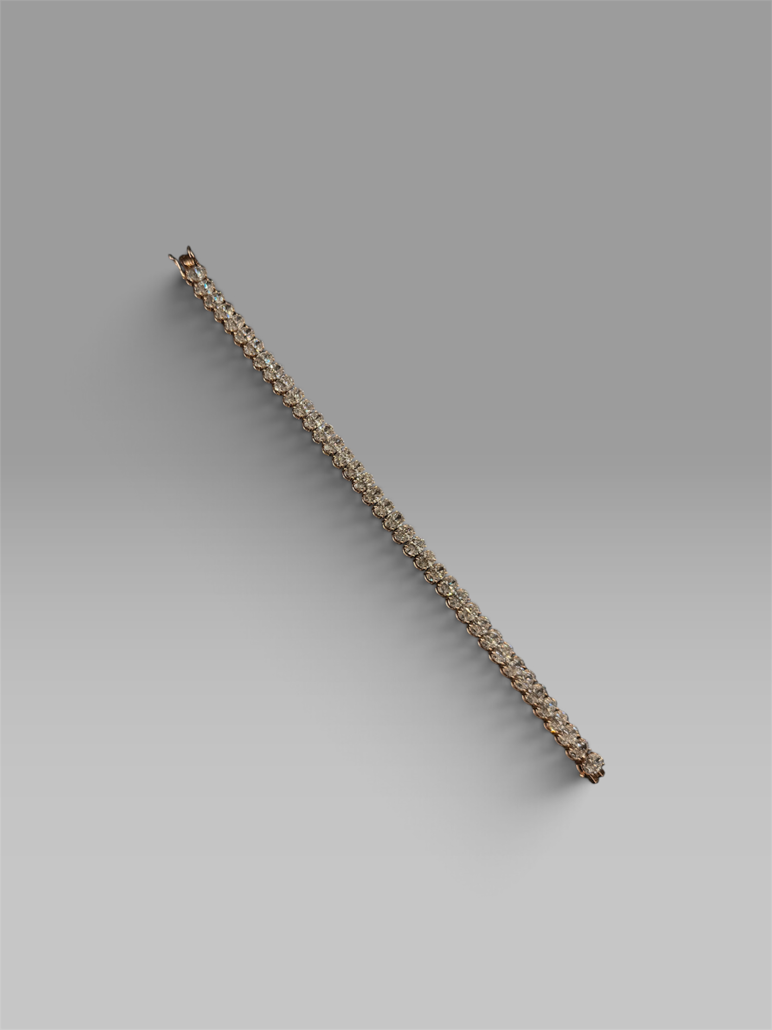 Oval Diamond Cut Bracelet