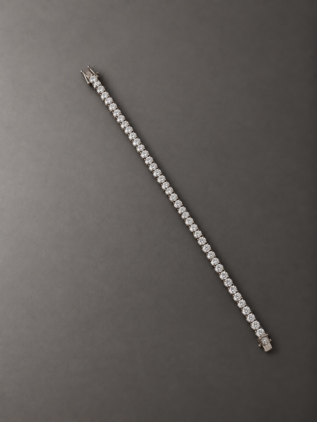 White Gold Tennis Bracelet