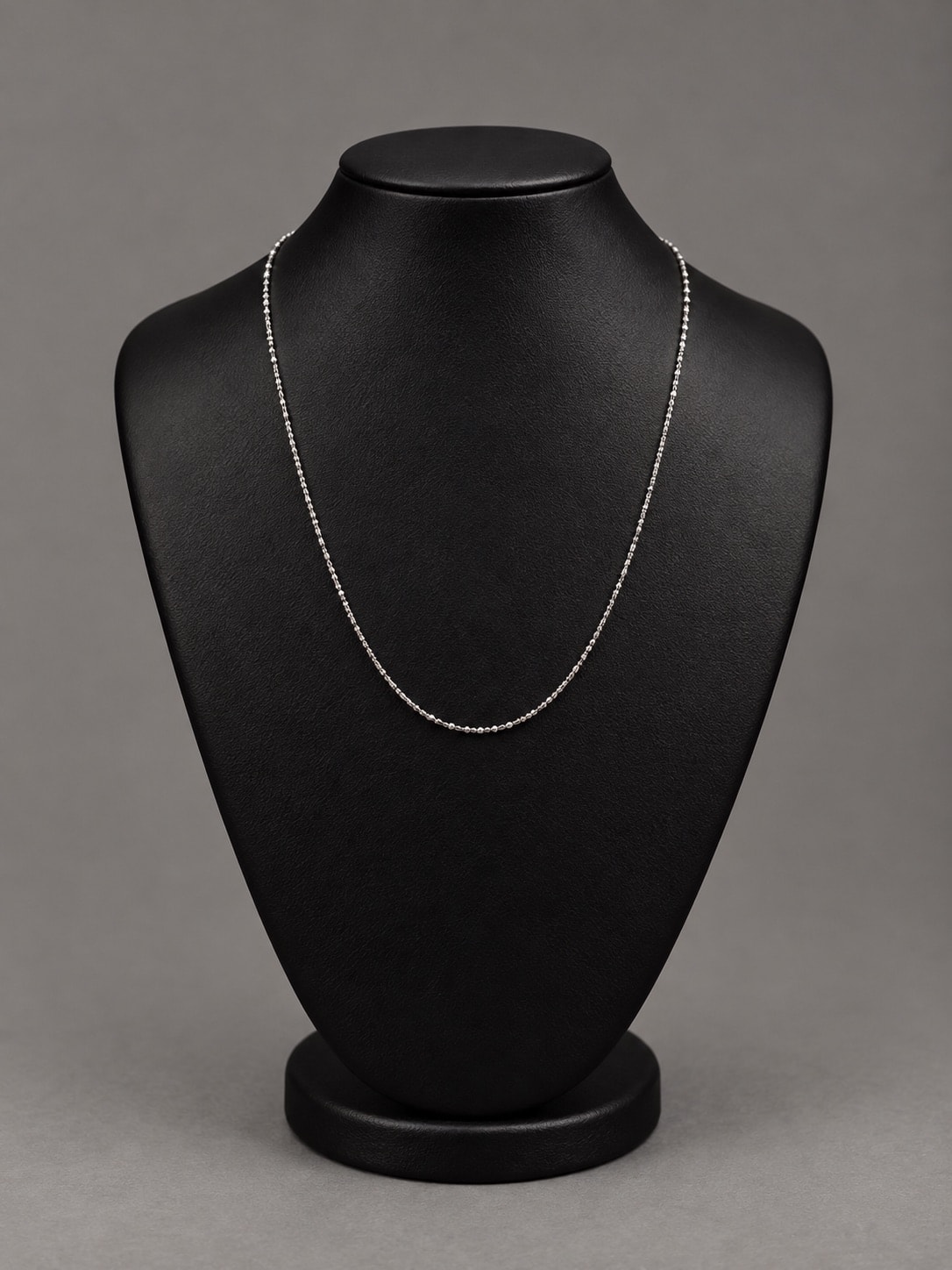 Silver Ball Chain Necklace