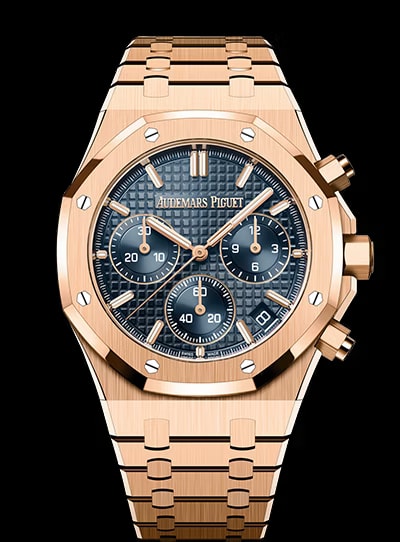 Royal Oak Chronograph 41mm — Rose Gold Blue