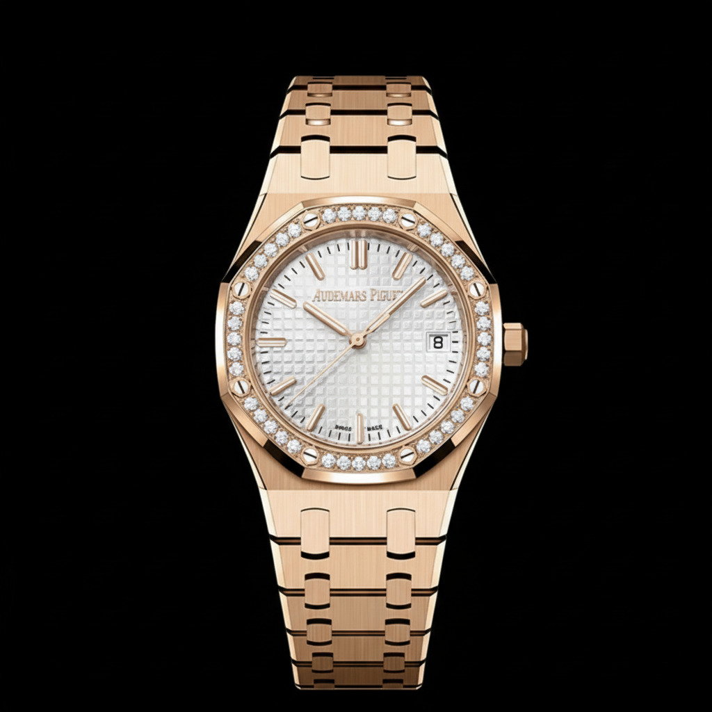 Royal Oak Selfwinding Ladies — Rose Gold Diamond Bezel