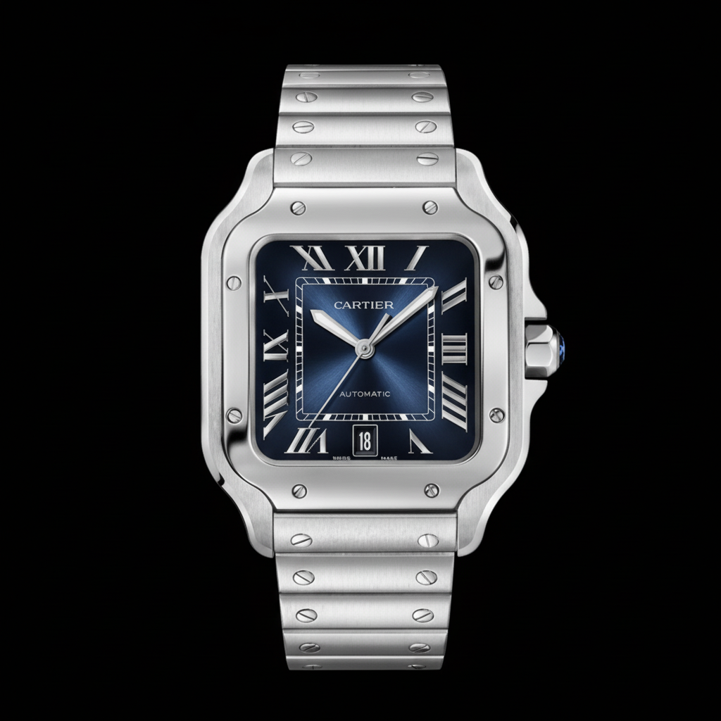 Santos de Cartier — Steel Blue