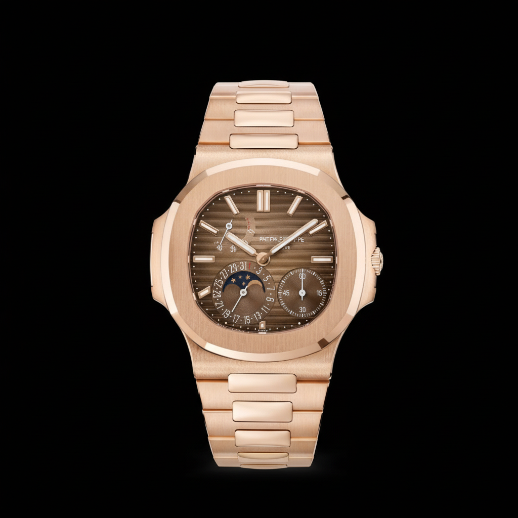 Nautilus 5712 — Rose Gold Moon Phases