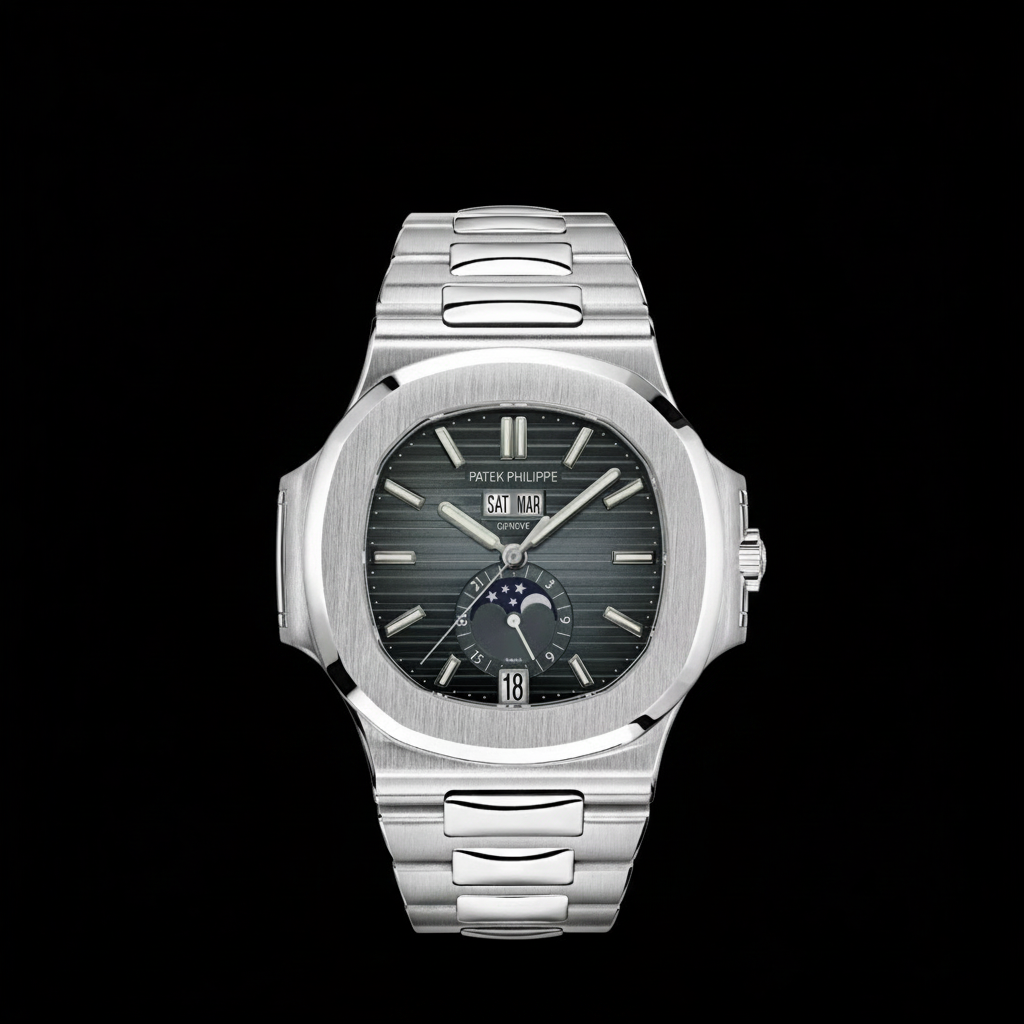 Nautilus 5726 Annual Calendar — Steel Green Dial
