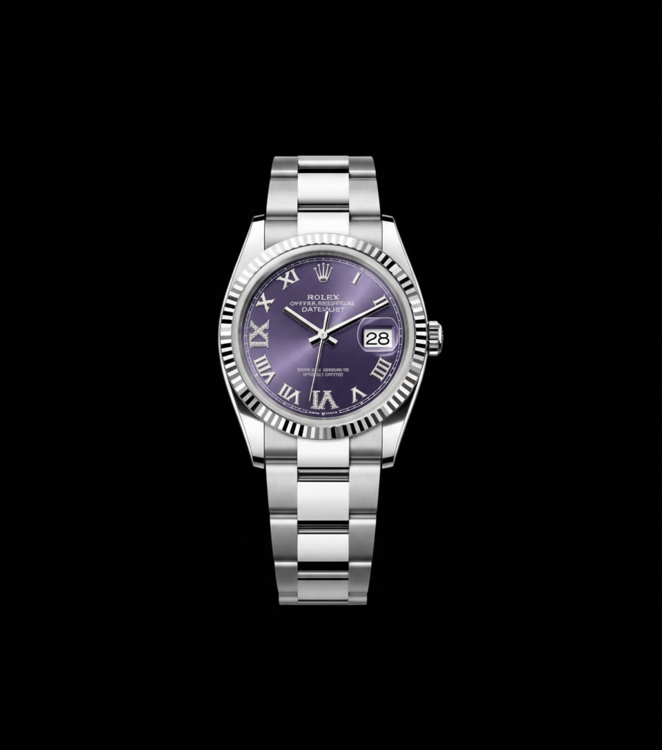 Datejust 36 — Aubergine Oyster