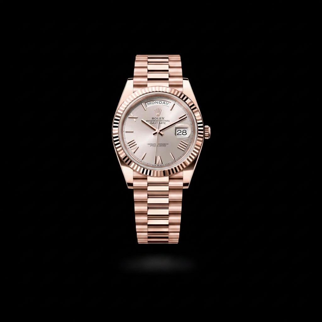 Day-Date — Rose Gold Sundust President