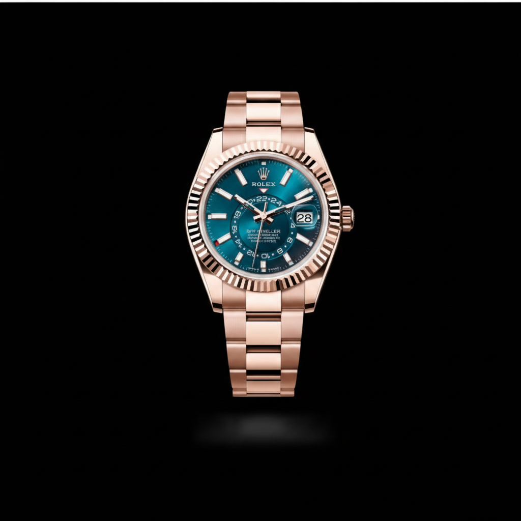 Sky-Dweller — Rose Gold Blue Oyster
