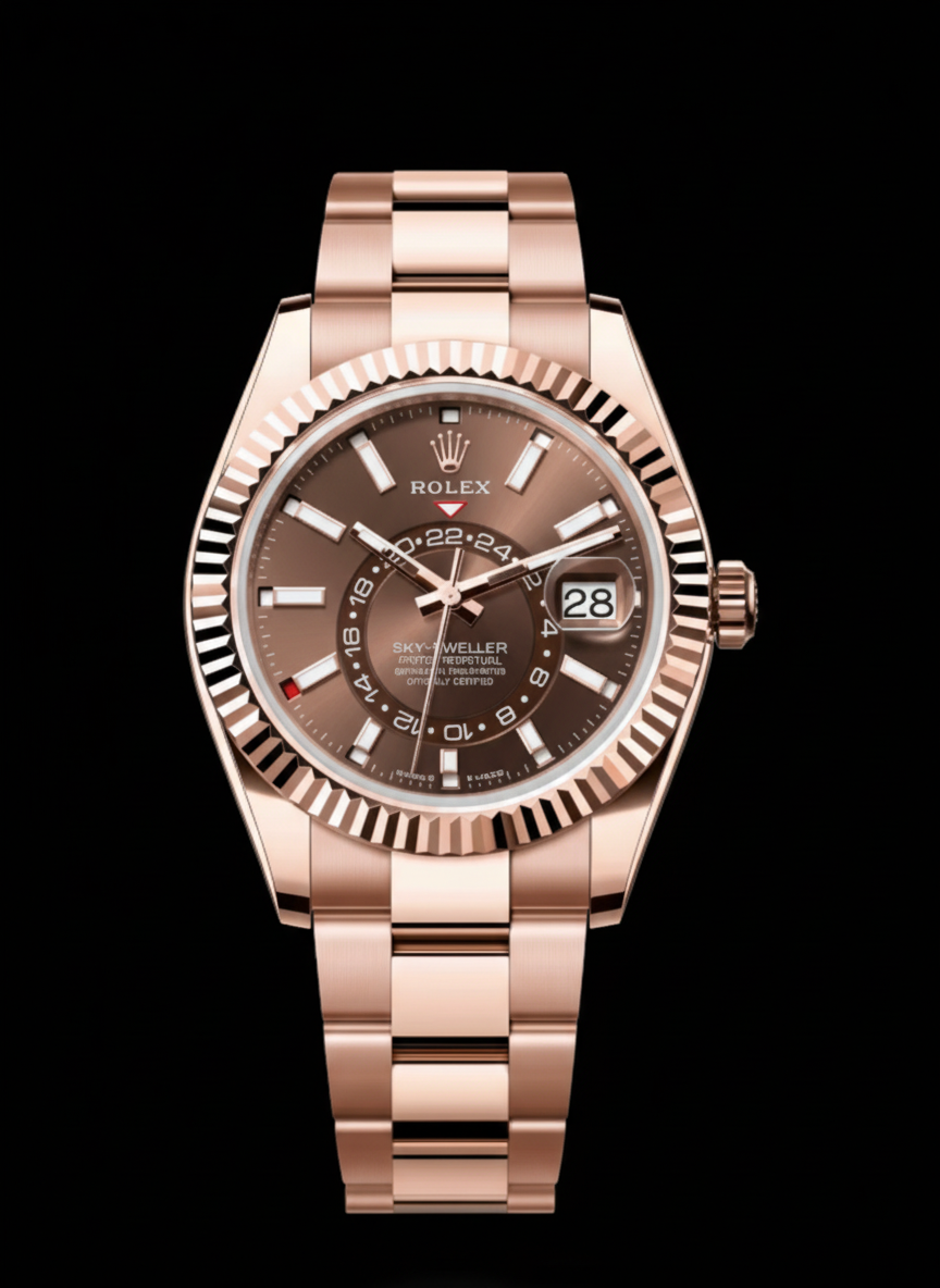 Sky-Dweller — Rose Gold Chocolate
