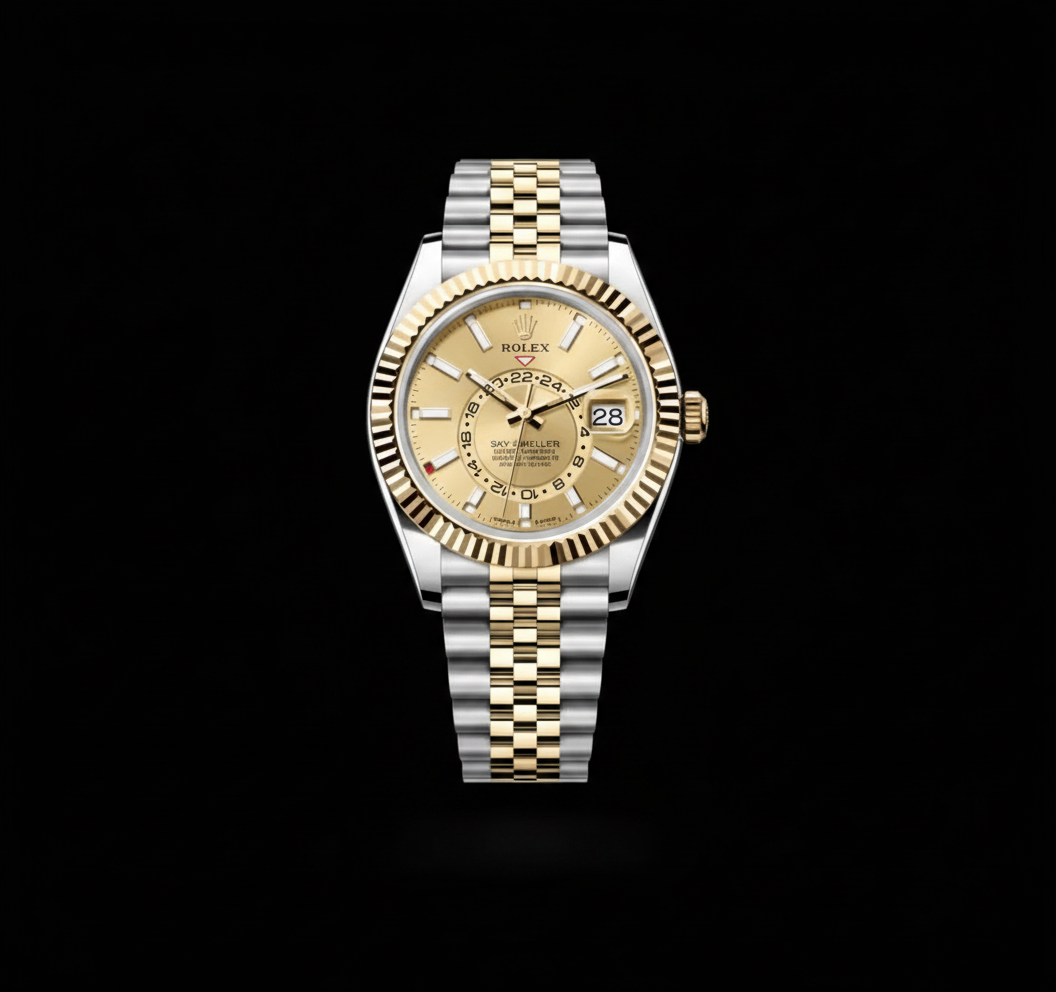 Sky-Dweller — Two-Tone Champagne Jubilee